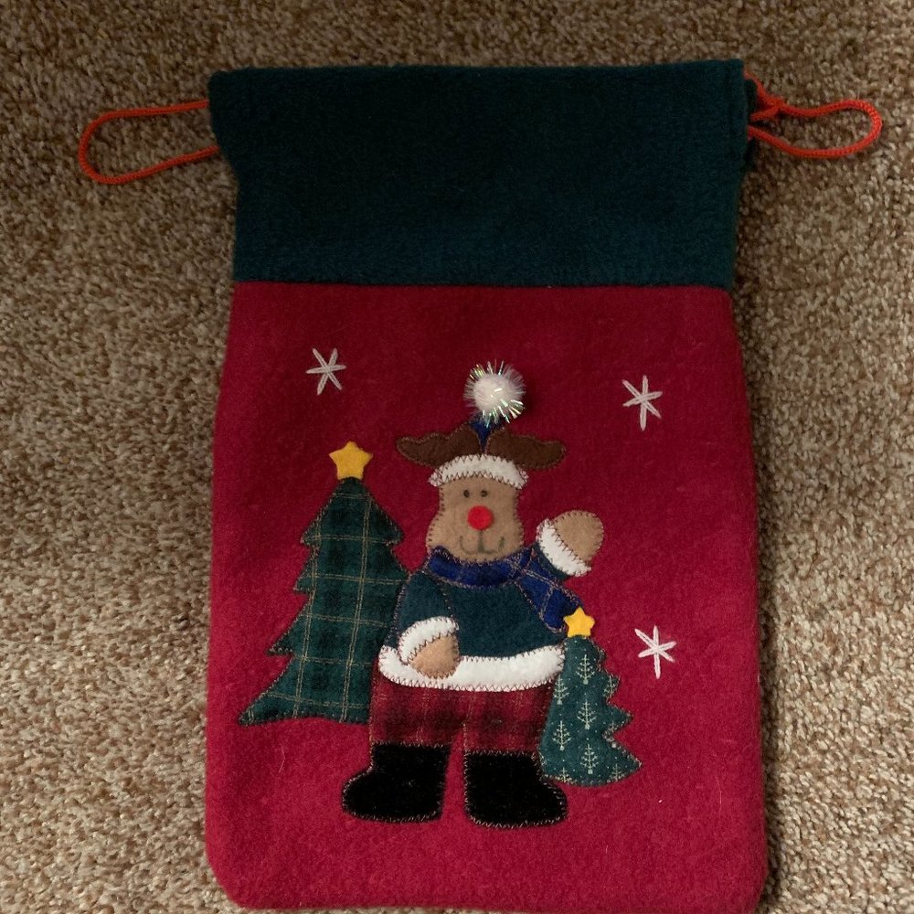 Christmas Reindeer gift/candy bag